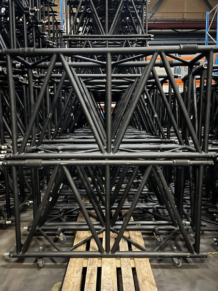 Expotruss X4K-100 2000mm Black 4-Point Aluminium Truss Section