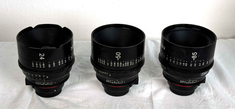 Samyang XEEN E-mount 3-Lens Kit 24/50/85 T1.5, Full-Frame