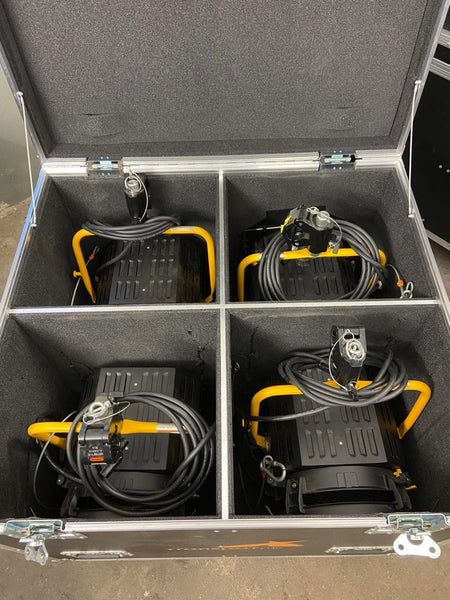 DeSisti Leonardo 2kW Fresnel Set of 4 with Case – Barndoors