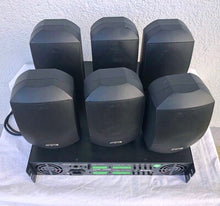 Load image into Gallery viewer, Apart MASK4T-BL &amp; PA2240BP Set – 6 Speakers and Amplifier
