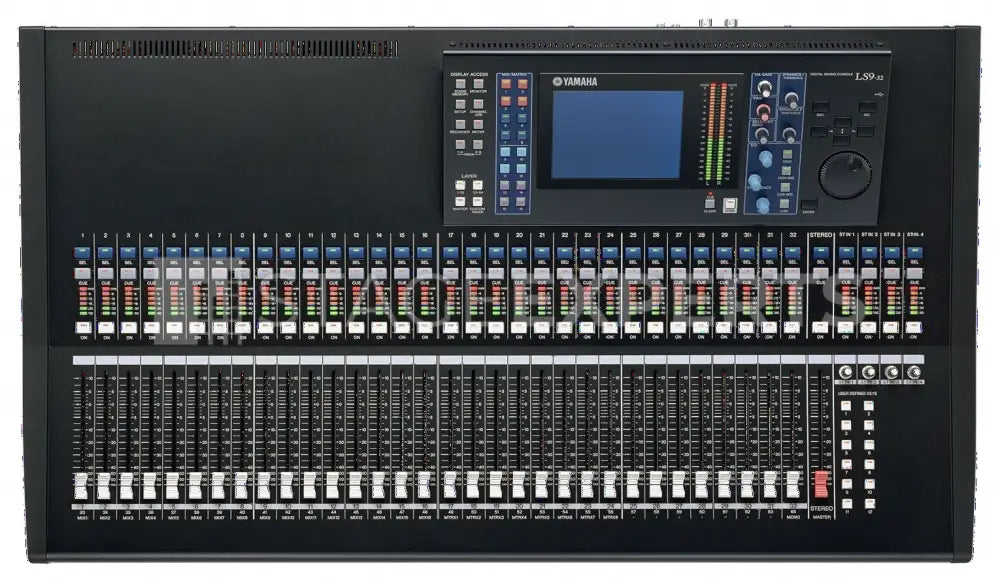 Yamaha LS9-32 Digital Mixing Console with Flight Case, 32-Fader