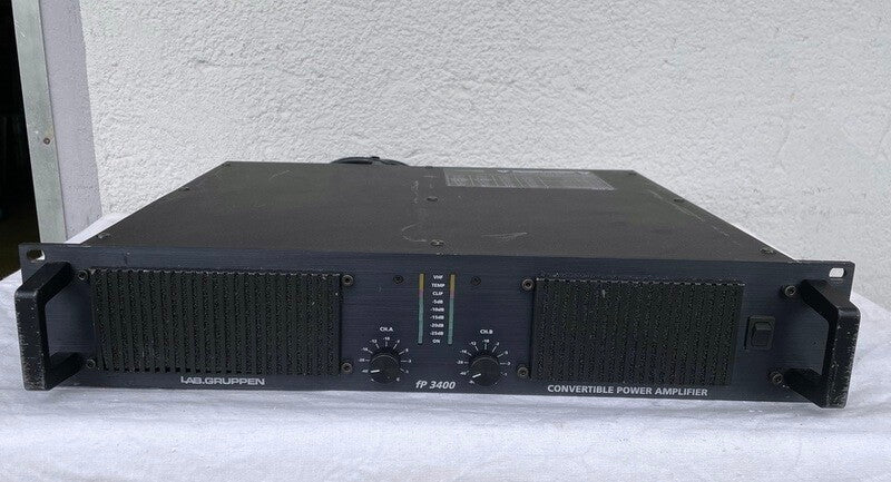 LAB Gruppen FP 3400 Power Amplifier – 2 x 1500W @ 4Ω