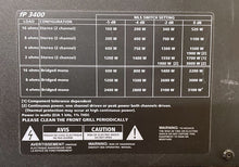 Load image into Gallery viewer, LAB Gruppen FP 3400 Power Amplifier – 2 x 1500W @ 4Ω
