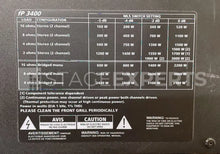 Load image into Gallery viewer, LAB Gruppen FP 3400 Power Amplifier – 2 x 1500W @ 4Ω
