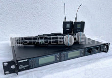 Load image into Gallery viewer, Shure UR4D System with 2x UR2/Beta58 &amp; 2x UR1 Packs

