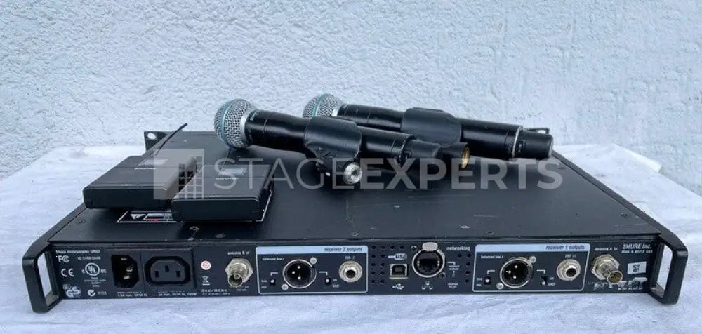 Shure UR4D System with 2x UR2/Beta58 & 2x UR1 Packs