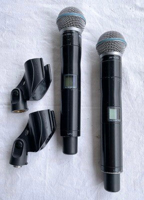 Shure UR4D System with 2x UR2/Beta58 & 2x UR1 Packs