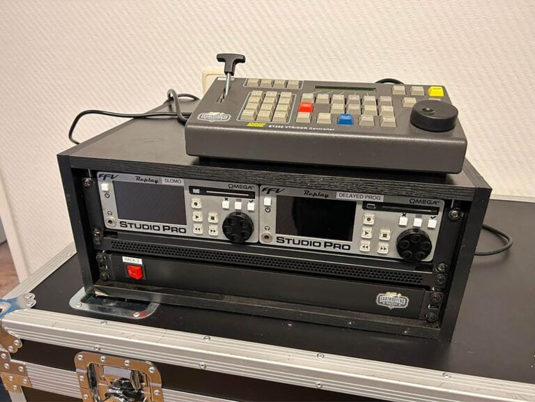 FFV Omega Replay Dual with ST 300 VTR Controller Rack Set