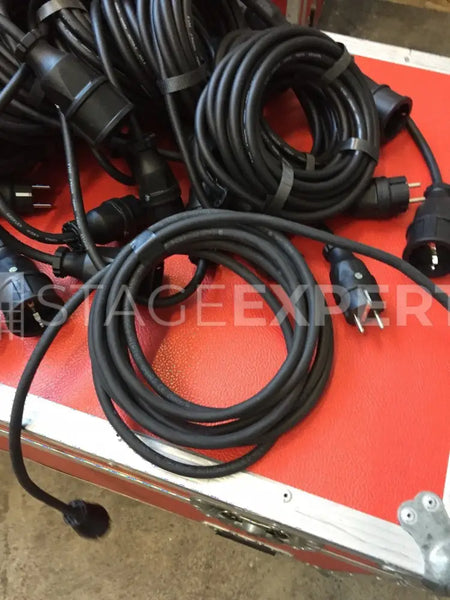 Schuko H07RN-F 10 m Schuko–Schuko Power Cables, 70x New