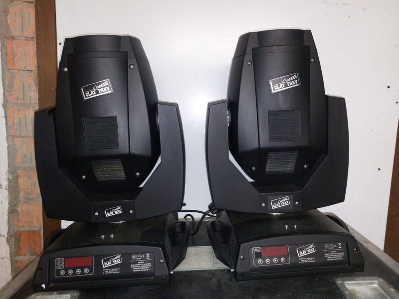 Clay Paky Alpha Spot 300 HPE Pair with Flight Case (Set of 2)
