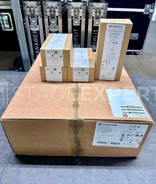 Sennheiser EW-DX Set: 4 SK Packs + EM 4 Dante Receiver