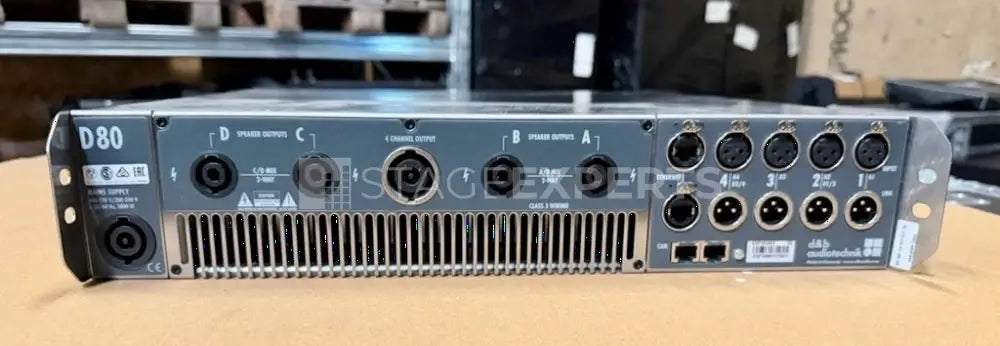 d&b D80 System Amplifier – 4‑channel DSP Loudspeaker Amp