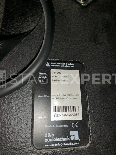 d&b C7, C4 & B2 Speaker System – Pro Point Source PA