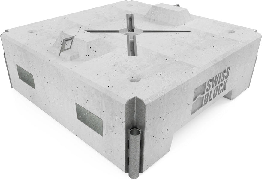 SwissBlock Event-Block Concrete Weight | 1000 kg Ballast