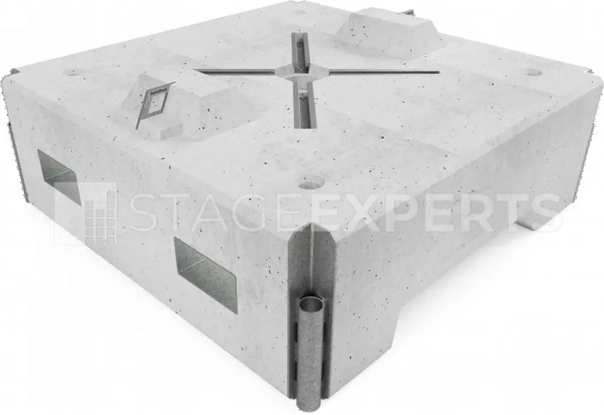 SwissBlock Event-Block 1000 kg Concrete Ballast Weight for Events