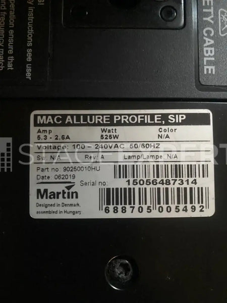 Martin MAC Allure Profile SIP – LED Moving Profile Light