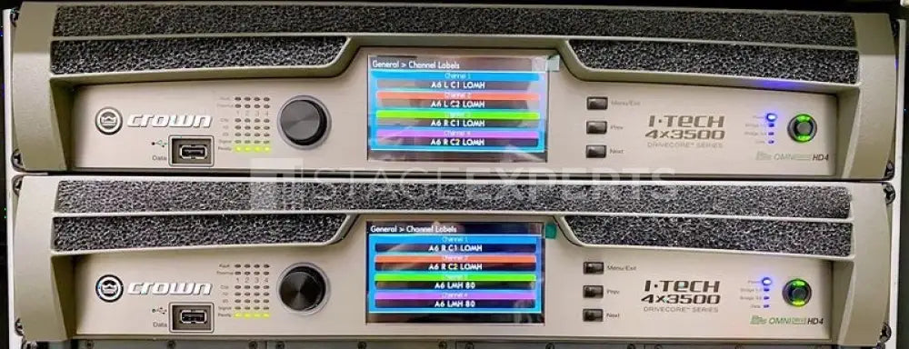 Crown ITech 4x3500HD 4-Channel System Amplifier with DSP