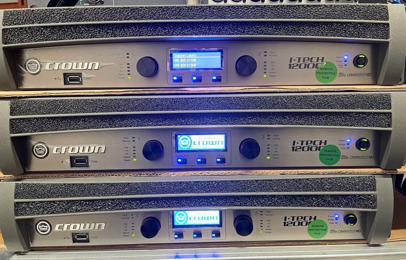 Crown I-Tech 12000 DSP System Amplifier | Pro PA Power