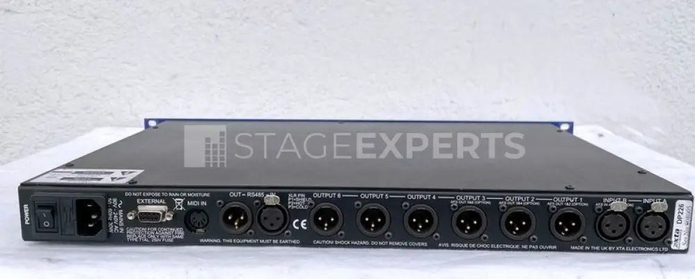 XTA DP-226 2-in/6-out Digital Loudspeaker Controller