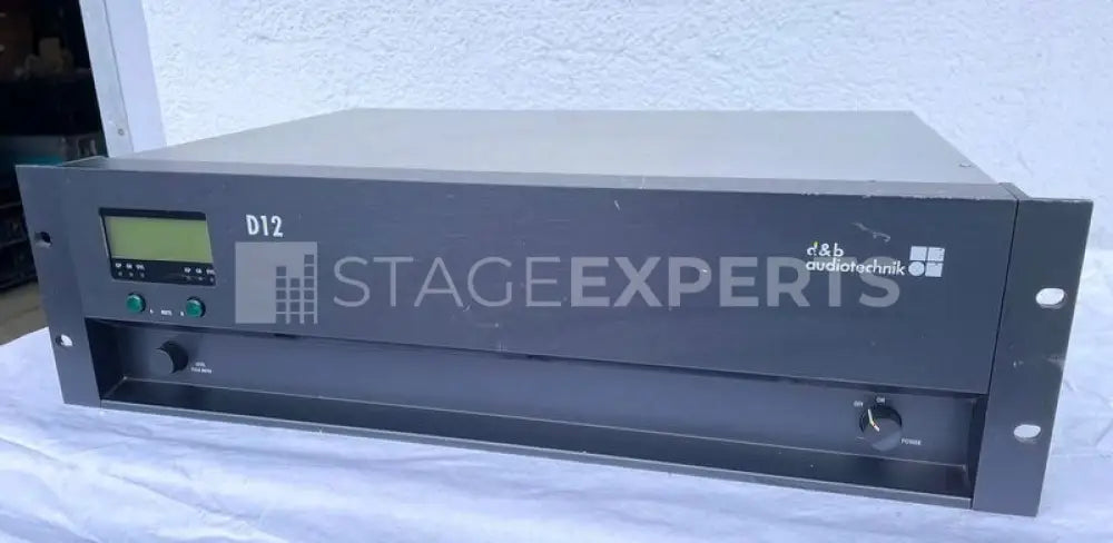 d&b D12 System Amplifier – 2x1200W, AES/EBU, 3U