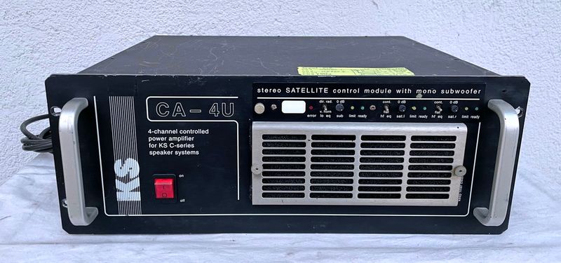 KS CA 4U 4-Channel System Amplifier, 4x600W | Stage Experts