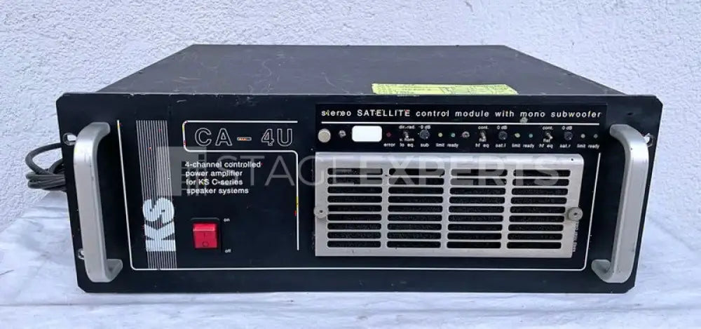 KS CA 4U 4-Channel System Amplifier, 4x600W | Stage Experts