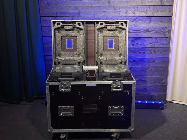 Martin MAC700 moving lights – 12 with dual flight cases