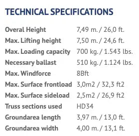Eurotruss HD34 Sound Tower Kits – Pair of PA Speaker Towers