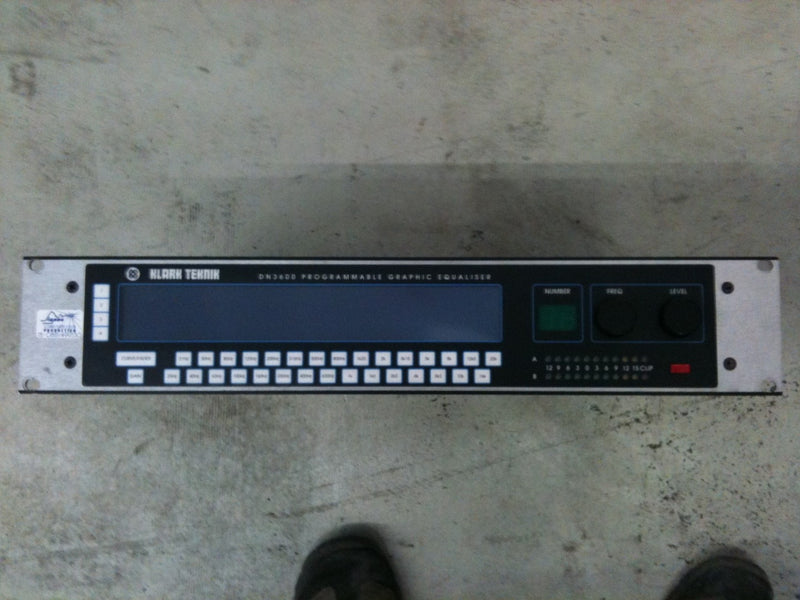 Klark Teknik DN3600 Digital EQ – Digital Graphic Equaliser