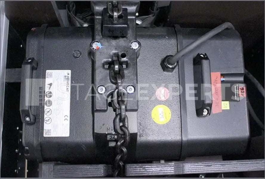 Movecat Prostage D8+ 1000kg Hoist – 24m Chain, Flightcase