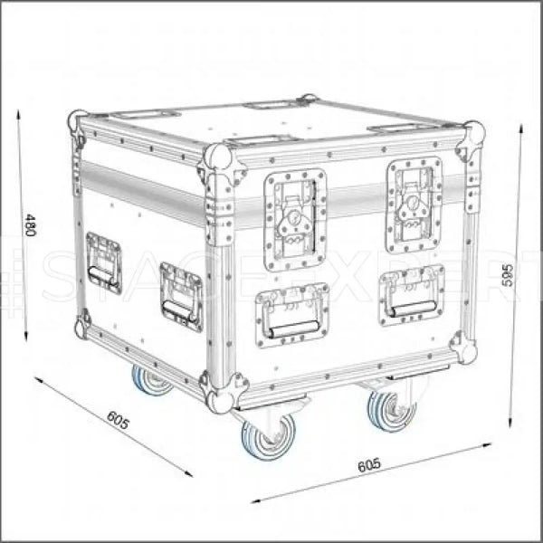 Movecat Prostage D8+ 1000kg Hoist – 24m Chain, Flightcase
