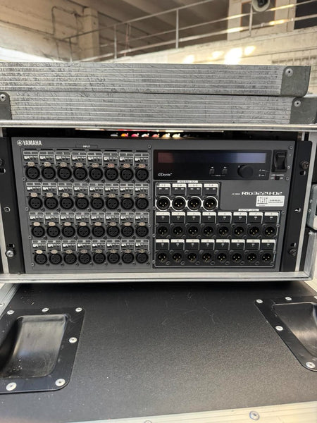 Yamaha Rio3224-D2 Dante Stagebox – 32x24 I/O, Dual PSU