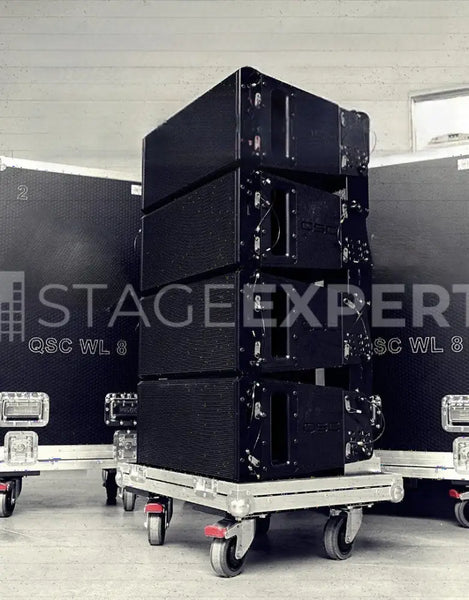 QSC WideLine 8 WL3082 + GP218 Line Array, Powersoft X8