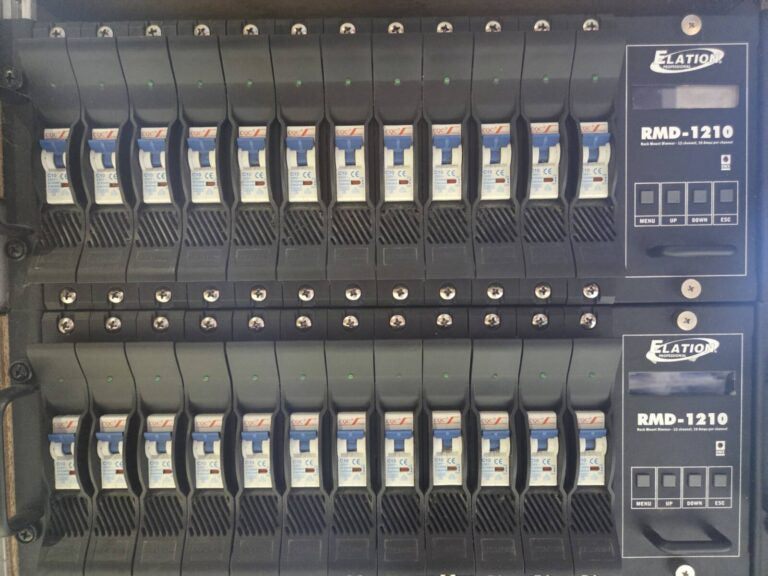 Elation Professional 48ch Dimmer Rack – 4x12ch, 10A per channel