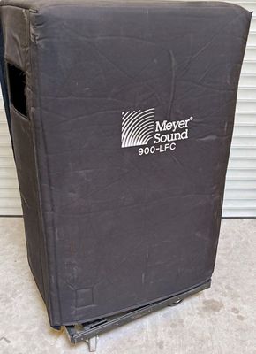Meyer Sound 900-LFC Subwoofers with Dolly and Cover