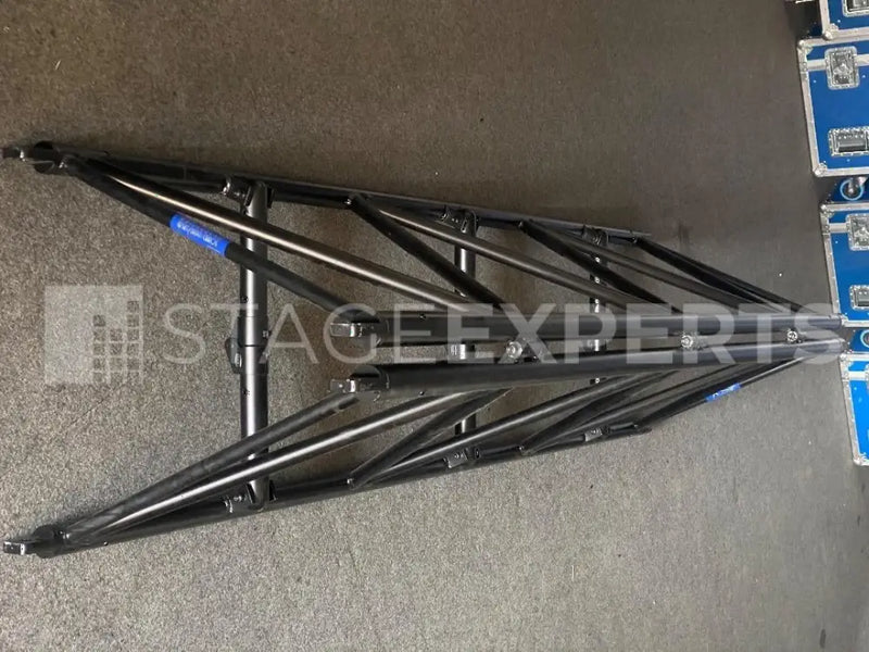 Slick Folding Truss 2.4m, 0.62 x 0.62m – Black Powdercoat Finish