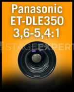 Panasonic ET-DLE350 Tele Zoom Lens, 3.6–5.4:1 throw