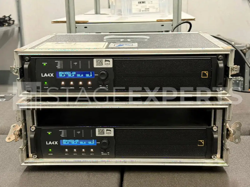 L-Acoustics LA4X System Amplifiers (Pair) with Cases