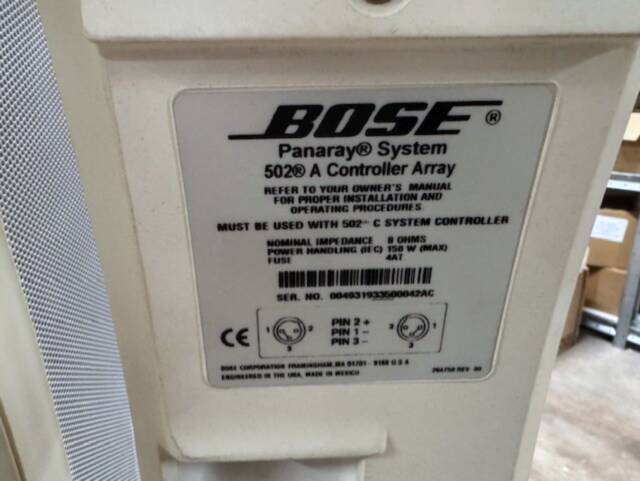 Bose 502A with SP24 Controller – 4 Speaker Set | Install Audio