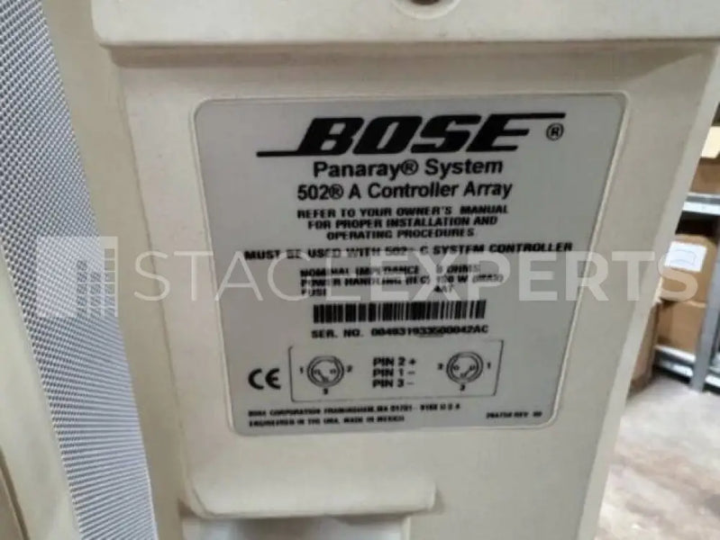 Bose 502A + SP24 4-Speaker Install Set – Controlled Coverage