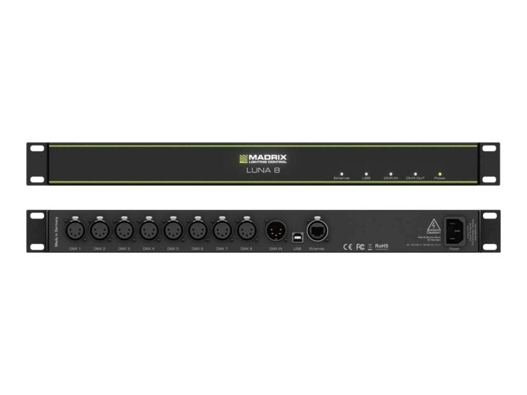 Madrix LUNA 8 – 8‑Universe Art‑Net/sACN DMX Node