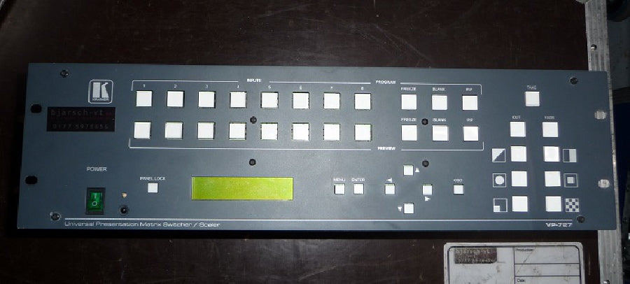 Kramer VP-727 Seamless Presentation Switcher & Dual Scaler