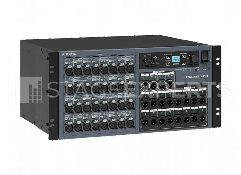 Yamaha Rio3224-D3 Digital Stagebox | Dante 32x16 + 8 AES