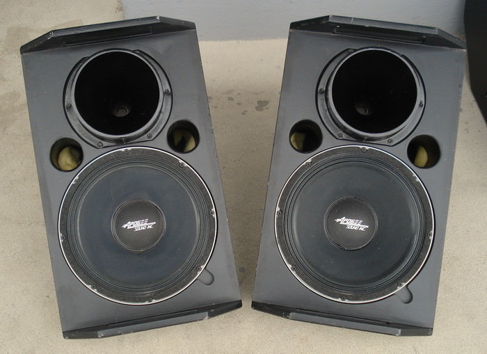 Apogee Sound AE-6B NC Stage Monitor Wedge, Bi-amp 12" Speaker