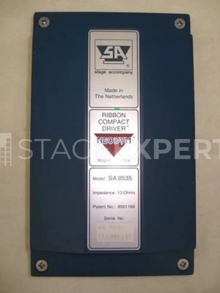 Stage Accompany 8535 Ribbon Driver | 6" HF, 1–30 kHz, 103 dB