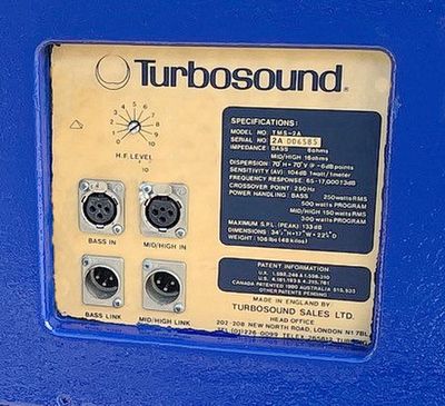 Turbosound TMS-2A Point Source Loudspeaker – 400W RMS