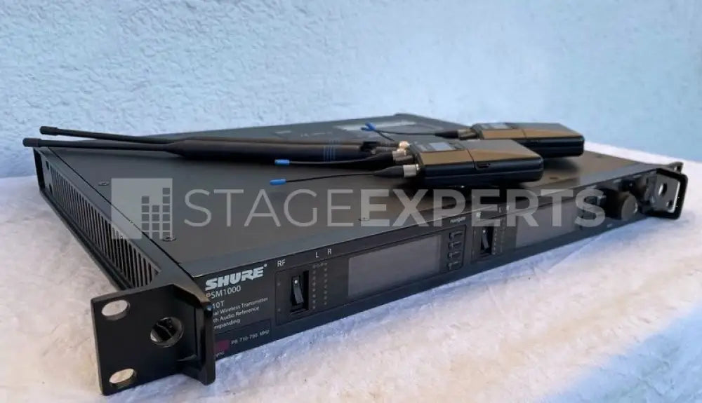 Shure PSM 1000 IEM System, P10TE + 2x P10R Receivers