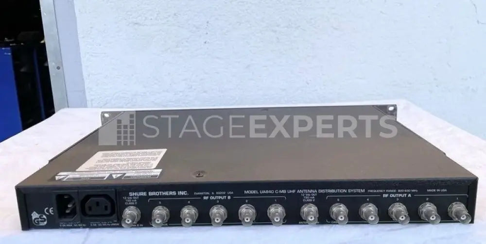 Shure UA 840 C-MB UHF Antenna Distribution Amplifier