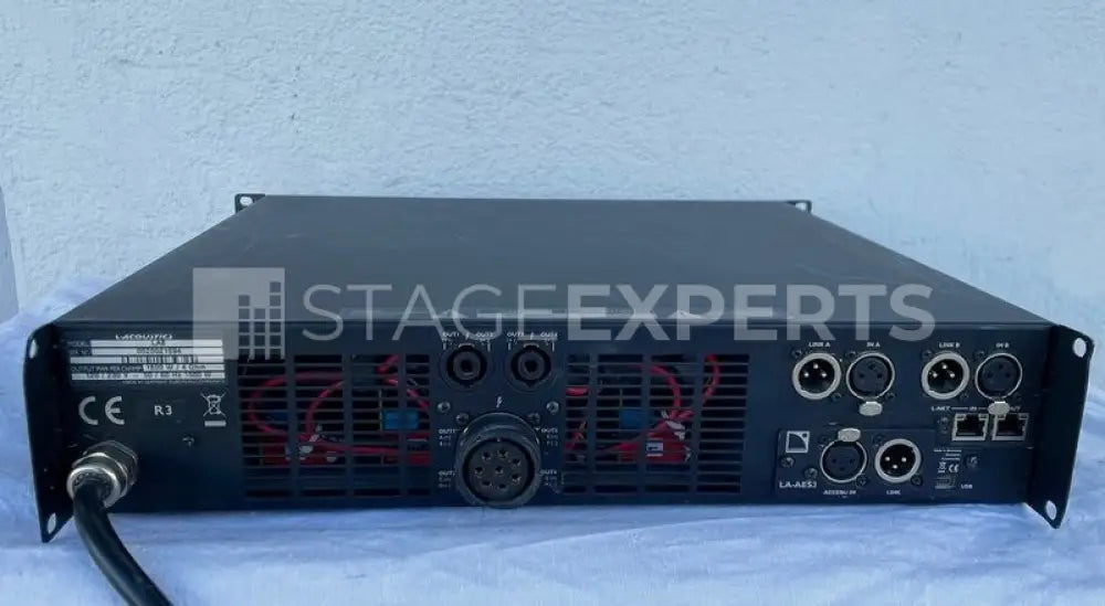 L-Acoustics LA8 System Amplifier, 4x1100W, 2U, AES/EBU