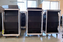 Load image into Gallery viewer, d&amp;b audiotechnik V12 line array set (4) with touring cart
